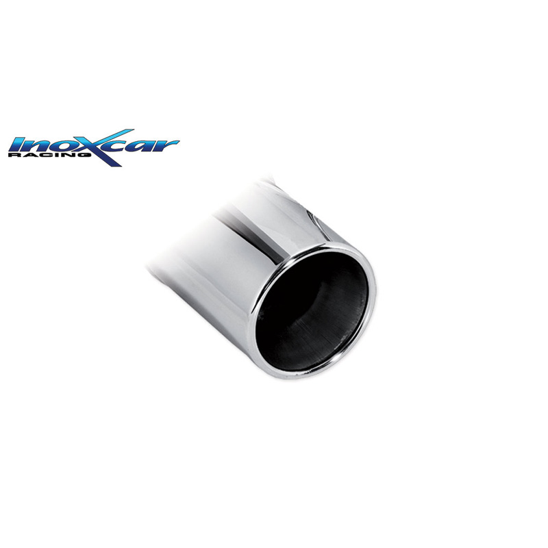 100% RVS Sportuitlaat  Volkswagen Polo 6N 1.4 60/75pk 1991-2001 1x80mm