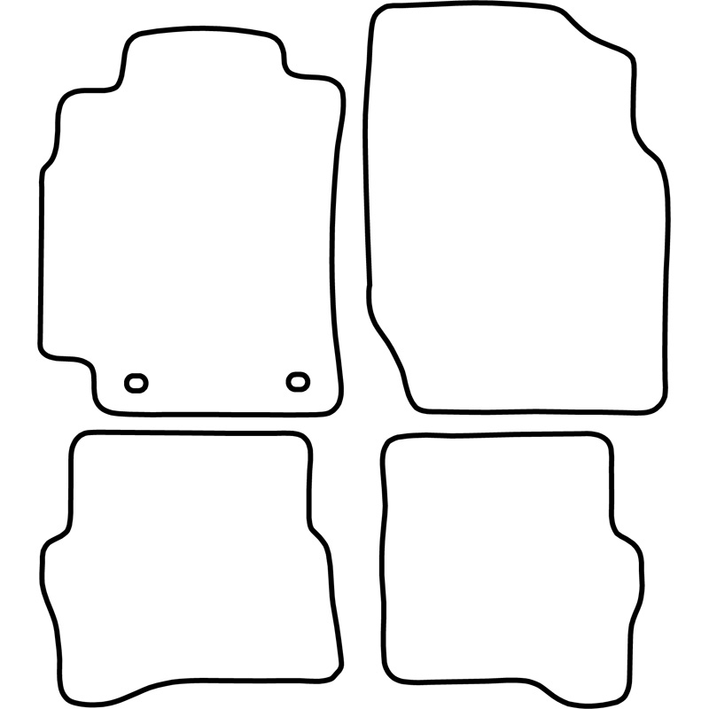 Automatten  Nissan Almera 5 deurs 2000-2007