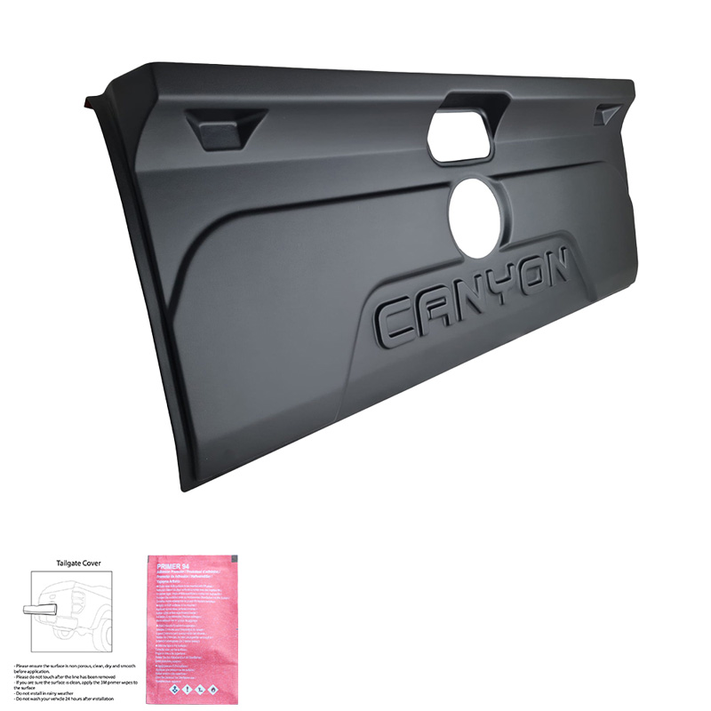 Achterklepcover  Volkswagen Amarok MK1 2010-2022 - Versie 2 - Matzwart