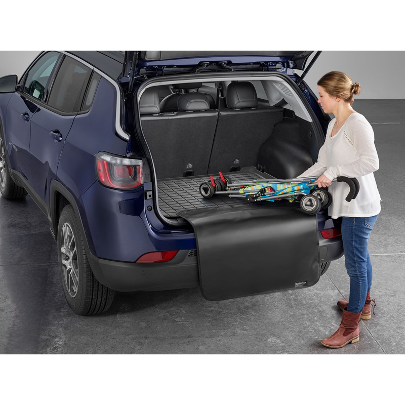 Cargoliner met bumperbeschermer  Mini Paceman R61 Vlakke Laadvloer 2012-2016 - Zwart
