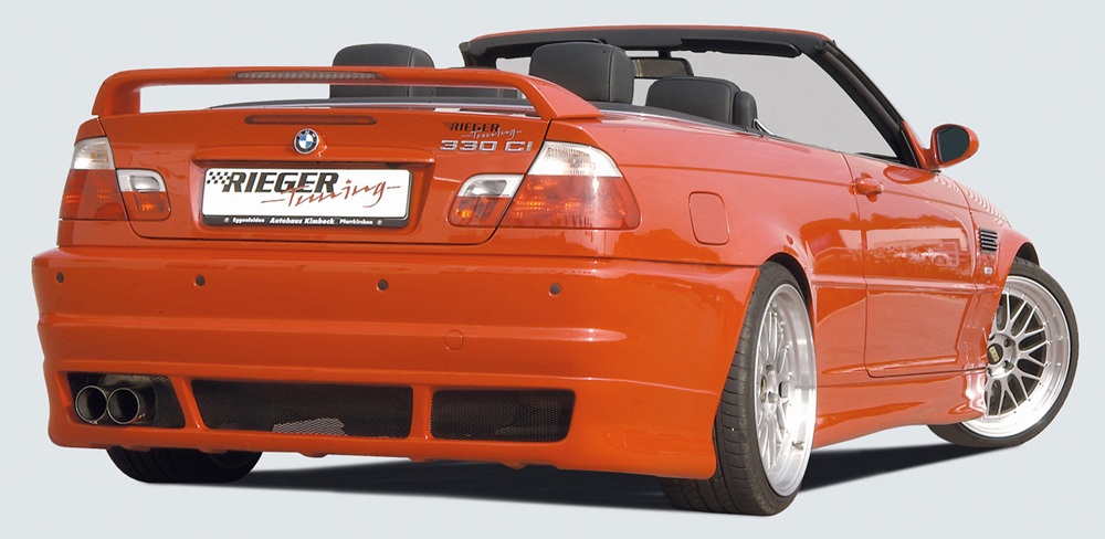 Achter Skirt BMW E46 coupe/cabrio Rieger