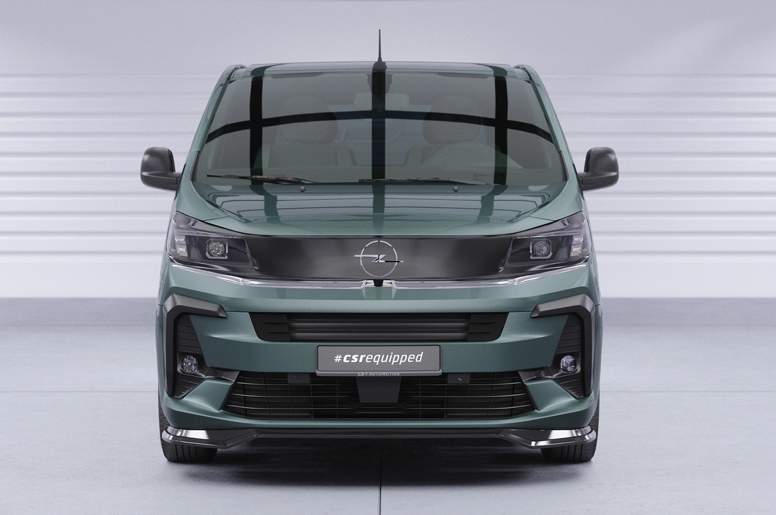 Voorspoiler Opel Zafira Life glans zwart