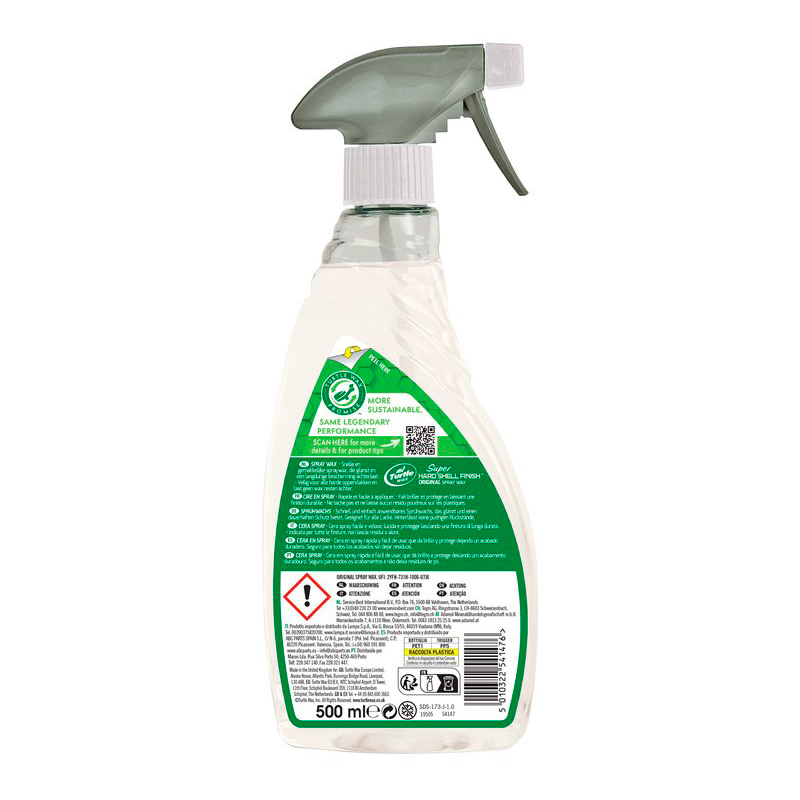Turtle Wax 54147 Super Hard Shell Finish Originele Spray Wax 500ml