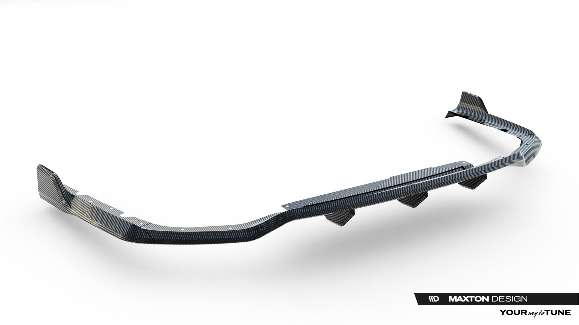 Prepreg Carbon Fiber Achterdiffuser BMW X7 M-Pack G07 / G07 Facelift (Met Trekhaak) – Maxton Design