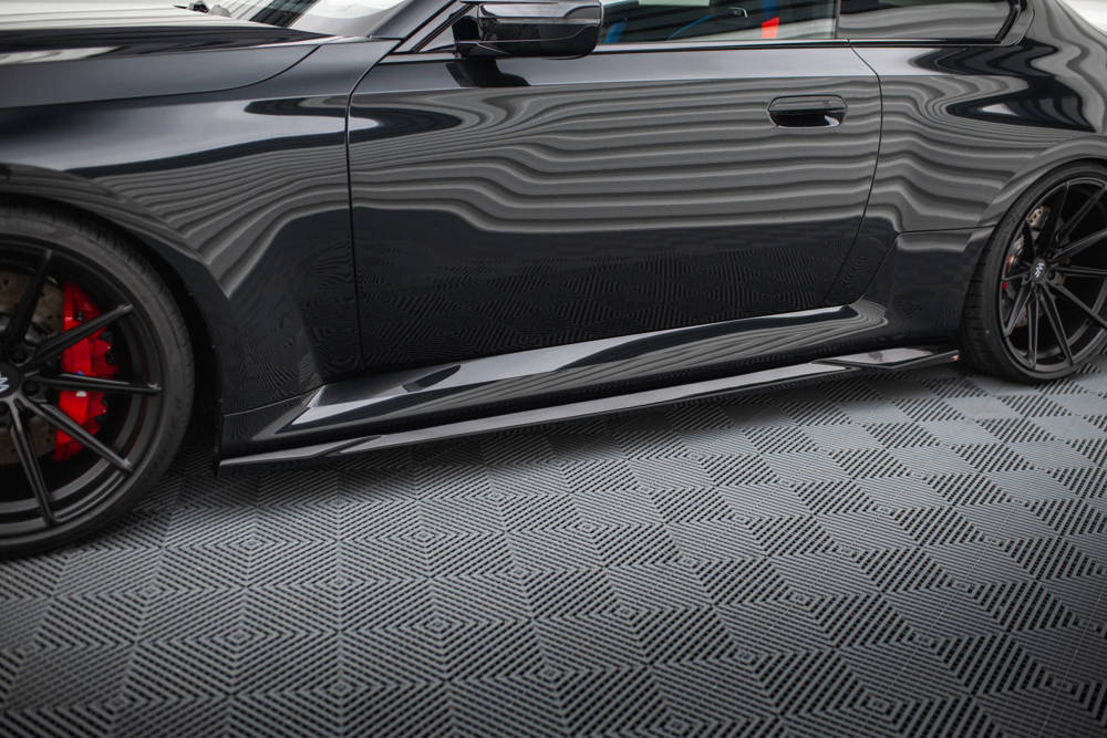 Zijskirts V.1 BMW M2 G87 Maxton Glans Zwart