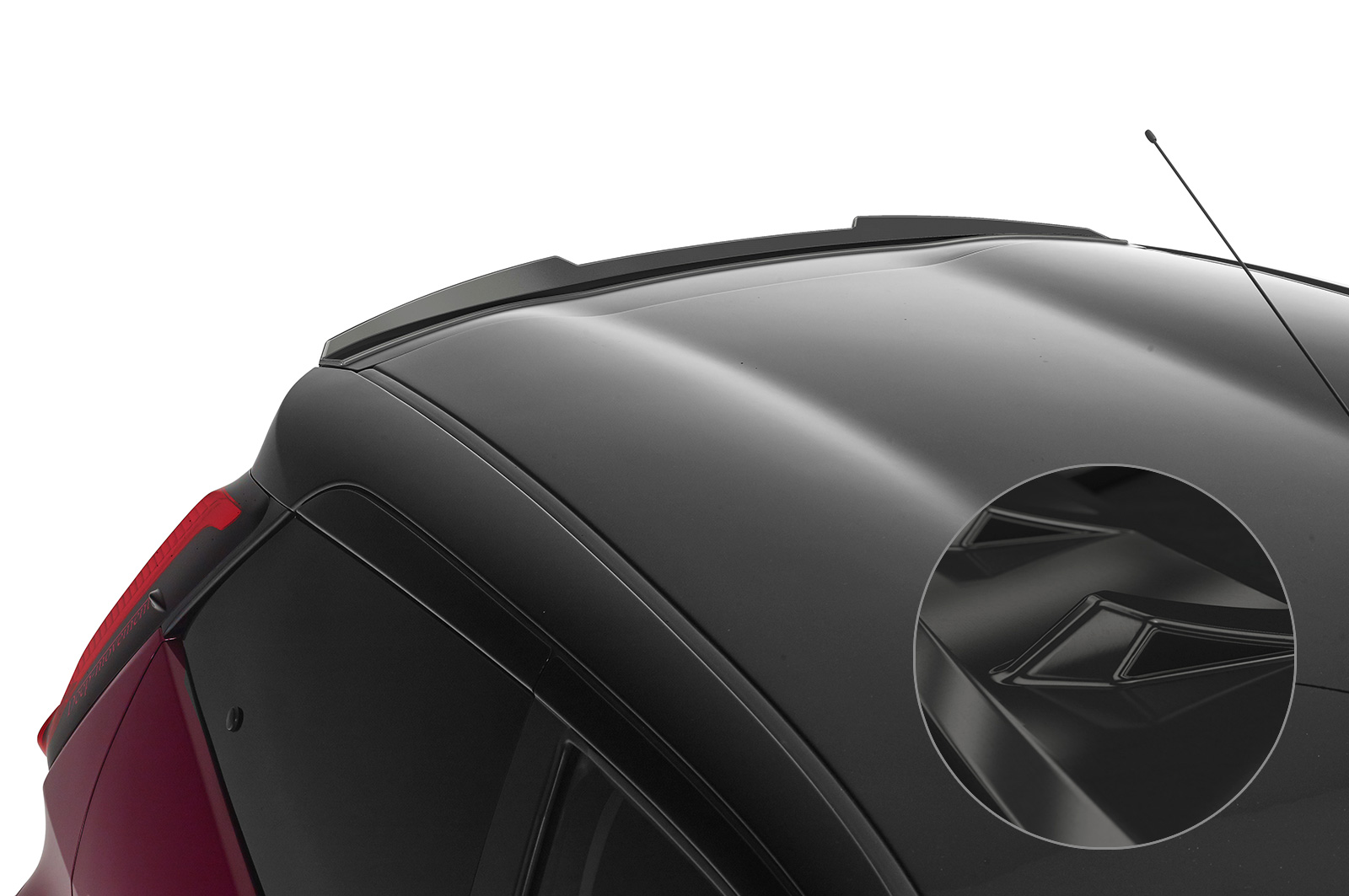 Spoiler Toyota Aygo 2 CSR glans Zwart