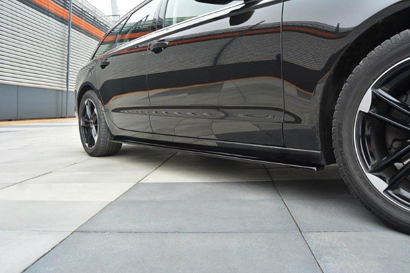ZijSkirts Diffusers Audi A6 C7 Glanzend Zwart