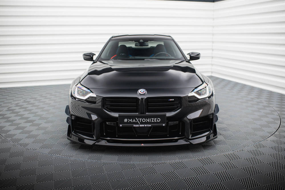 Voorspoiler V.5 BMW M2 G87 Maxton Glans Zwart