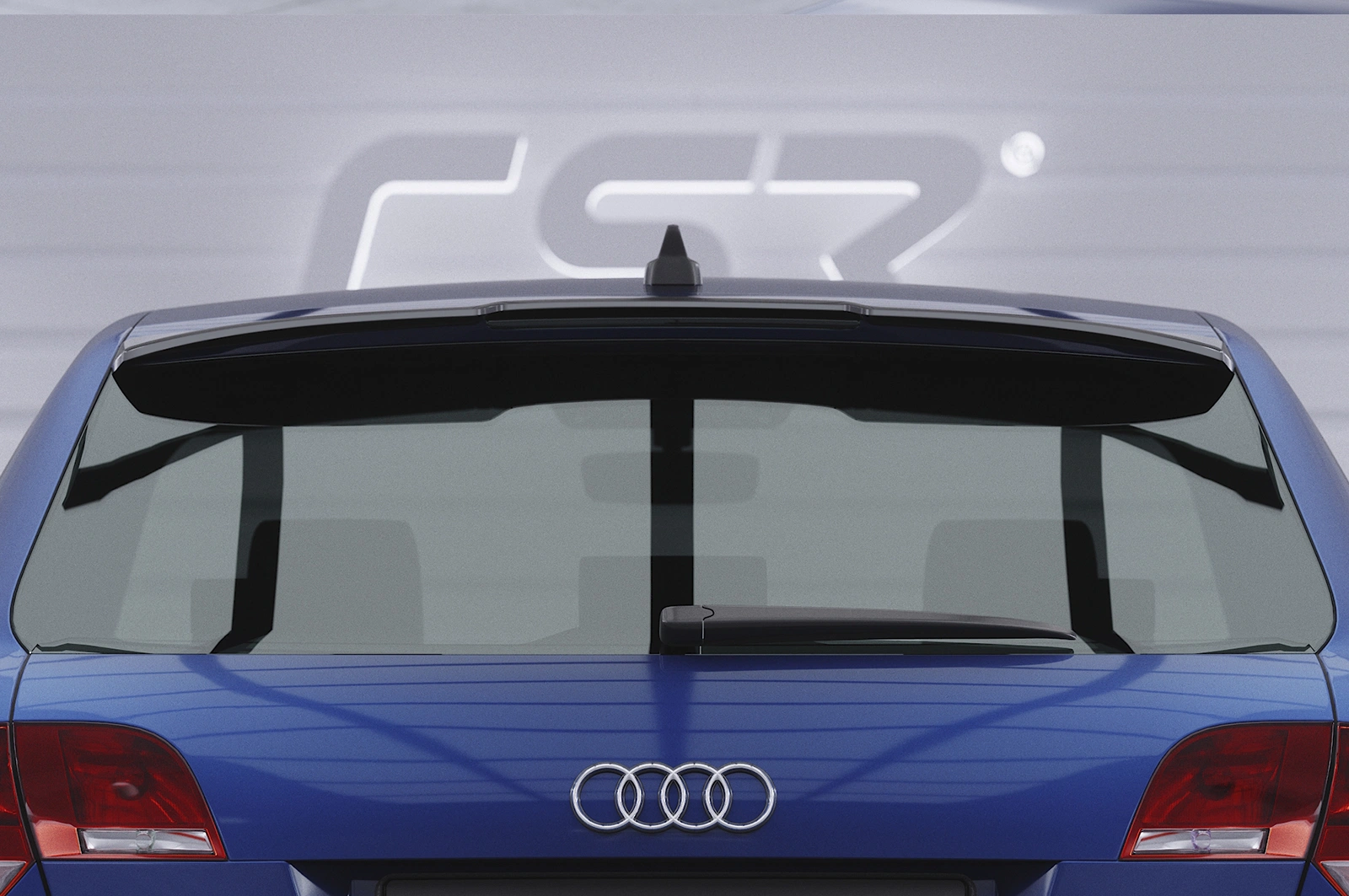 Achterspoiler Audi A3 8PA (09/2004–10/2012) Glans Zwart – CSR Automotive