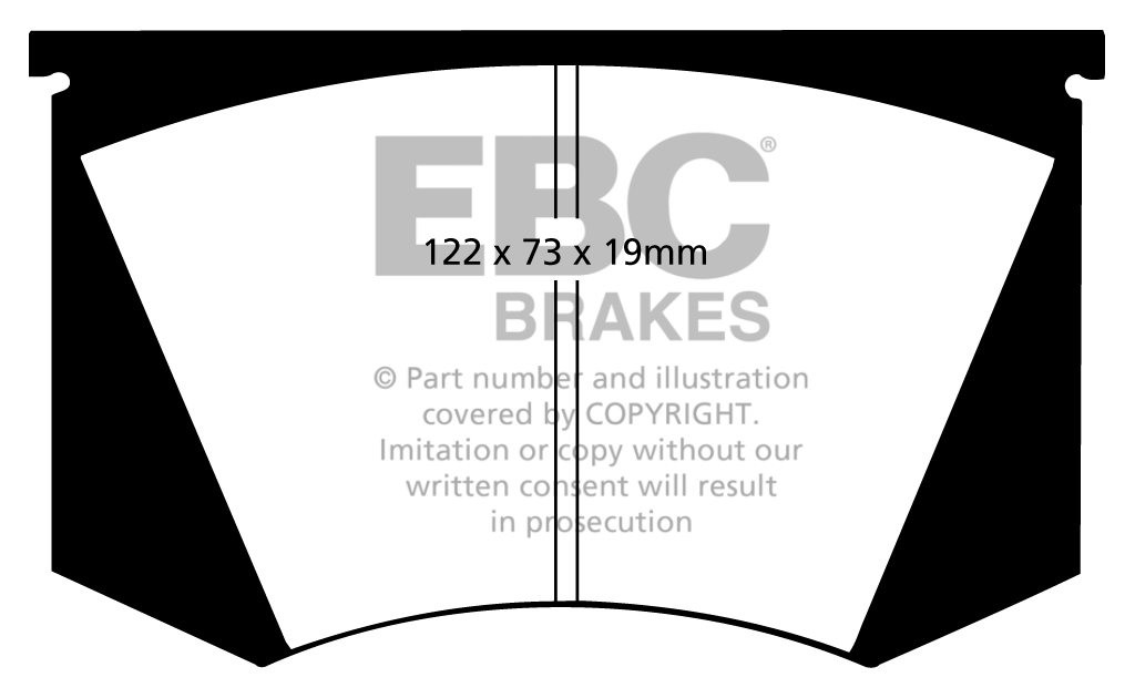 EBC Brakes LAMBORGHINI 350 GT 3.5 64-66 Remblokken voorzijde