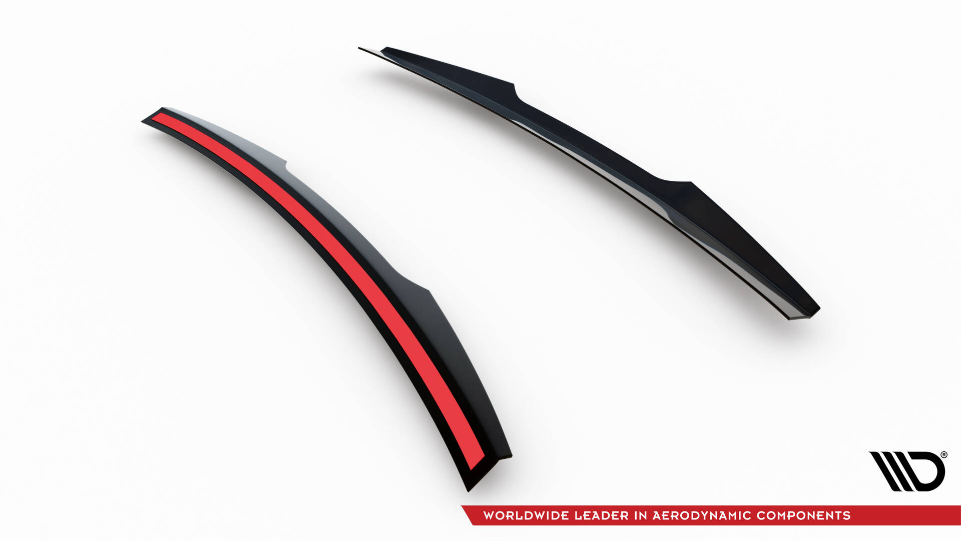 Spoiler Cap Ford Fiesta Standaard / ST / ST-Line MK8 Maxton Glanzend zwart