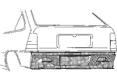 achteronderplaat, 3/5 drs Opel Kadett E, 1984-1991