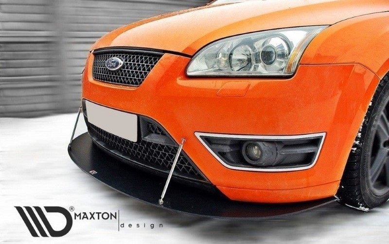 Voorspoiler Ford Focus ST Mk2 Racing Glanzend Zwart