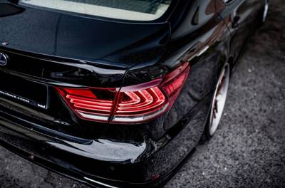 Achterspoilerlip Lexus LS Mk4 Facelift Glans Zwart Maxton