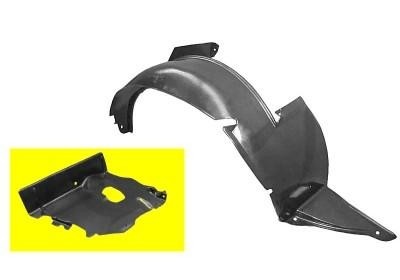 binnenscherm, plastic, voor, links Peugeot Partner, 1996-2002