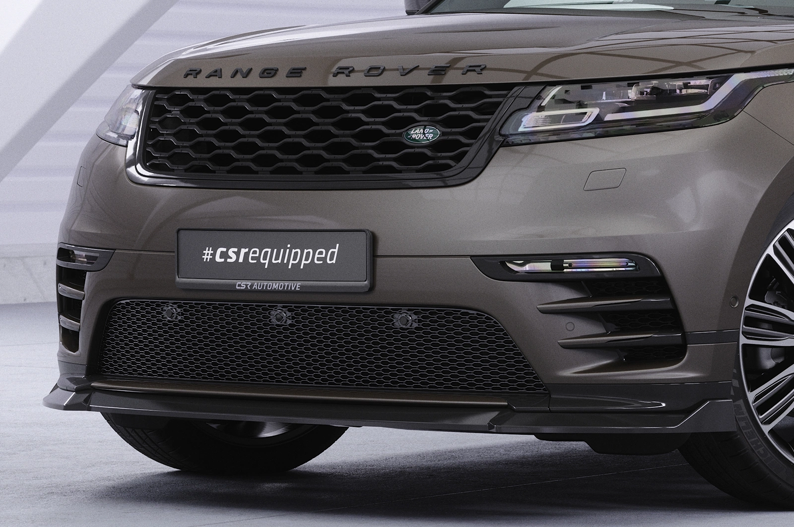 Voorspoiler Land Rover Range Rover Velar Glans Zwart (2020-)