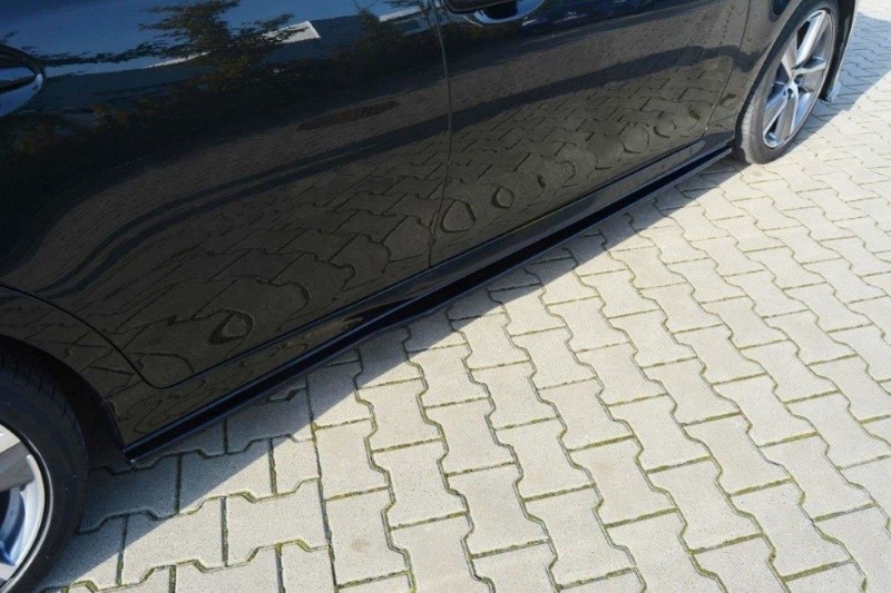 Zijskirts Diffusers Lexus GS Mk4 Facelift Glanzend Zwart