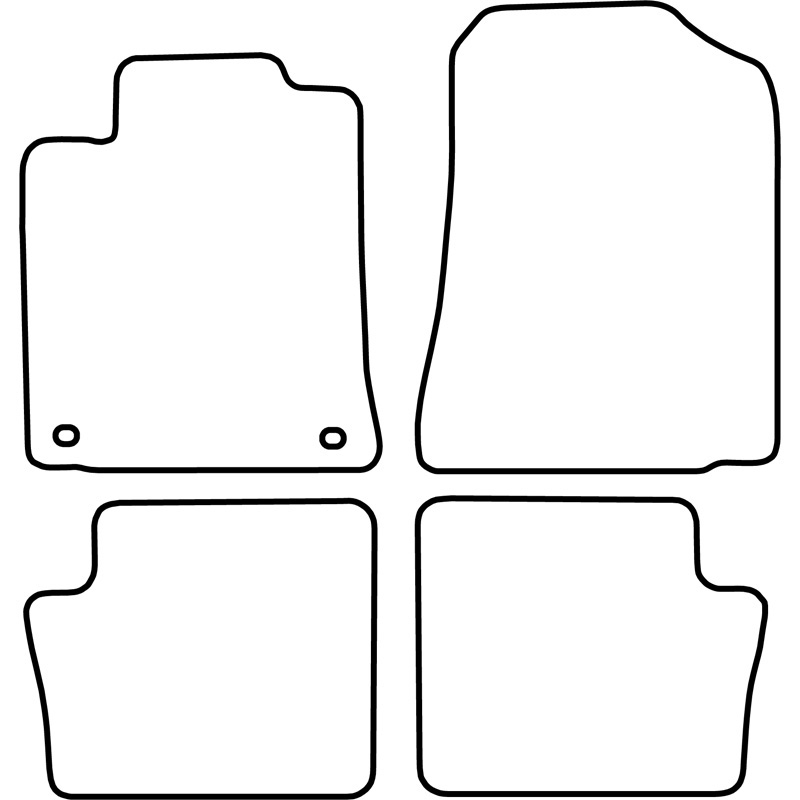 Automatten Velours  Toyota Corolla 2002-2008 Station