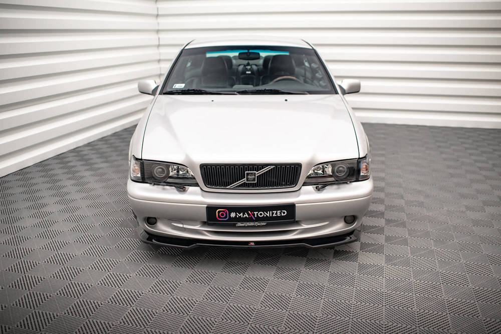 Voorspoiler V.2 Volvo C70 MK1 Maxton Glans Zwart