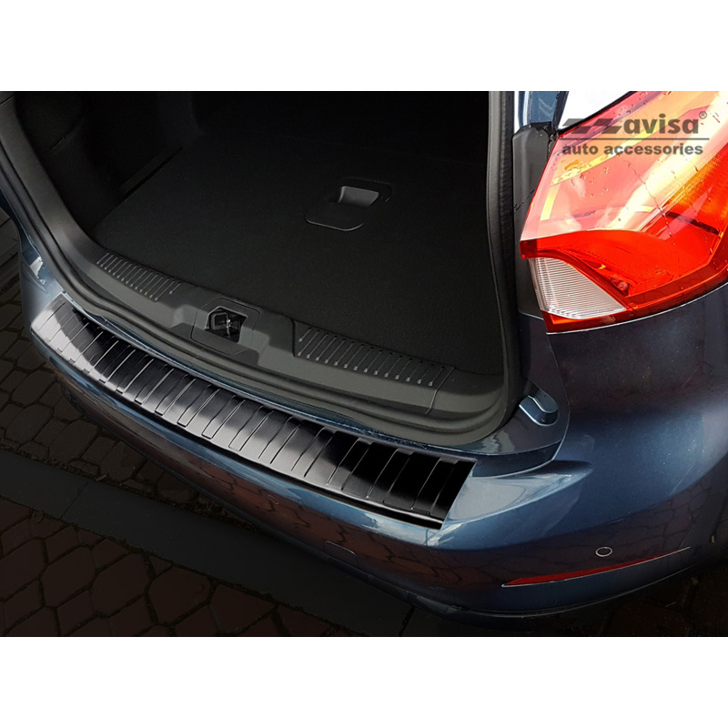 Zwart RVS Achterbumperprotector  Ford Focus IV Kombi 2018- 'Ribs'