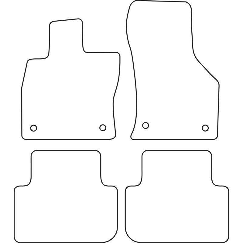 Automatten  Skoda Octavia III 2013-2017 & 2017-2020
