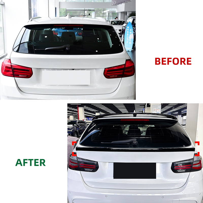 Onderste achterspoiler  BMW 3-Serie F31 Touring 2012-2019 (ABS Glanzend zwart)