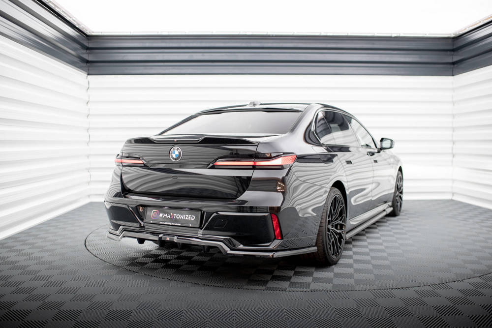 Spoiler BMW 7 Serie G70 M Pakket & M760E Maxton Glans Zwart