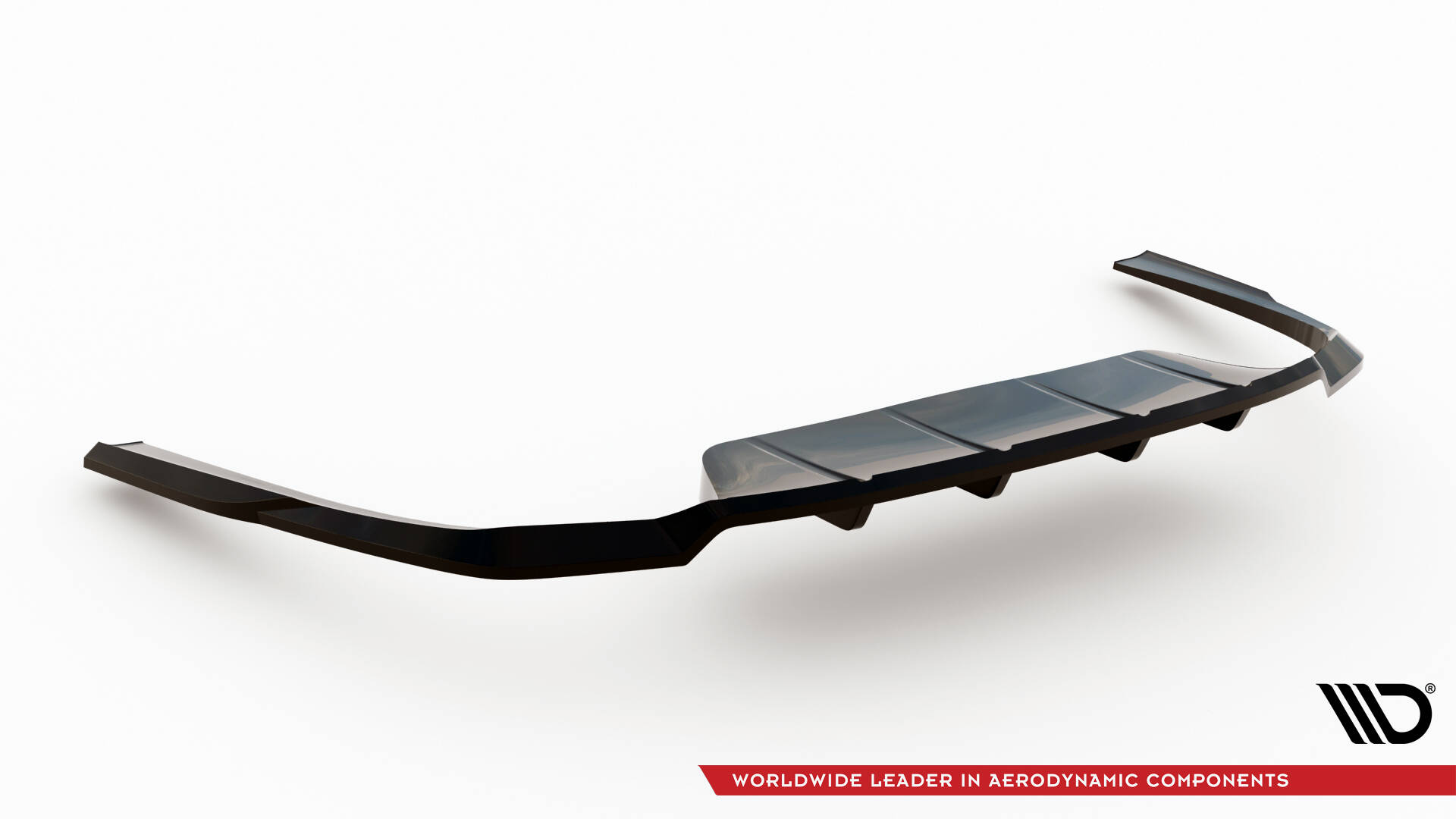 Achter Diffuser Mercedes-Benz CLE AMG-Line C236 Maxton Glanzend zwart