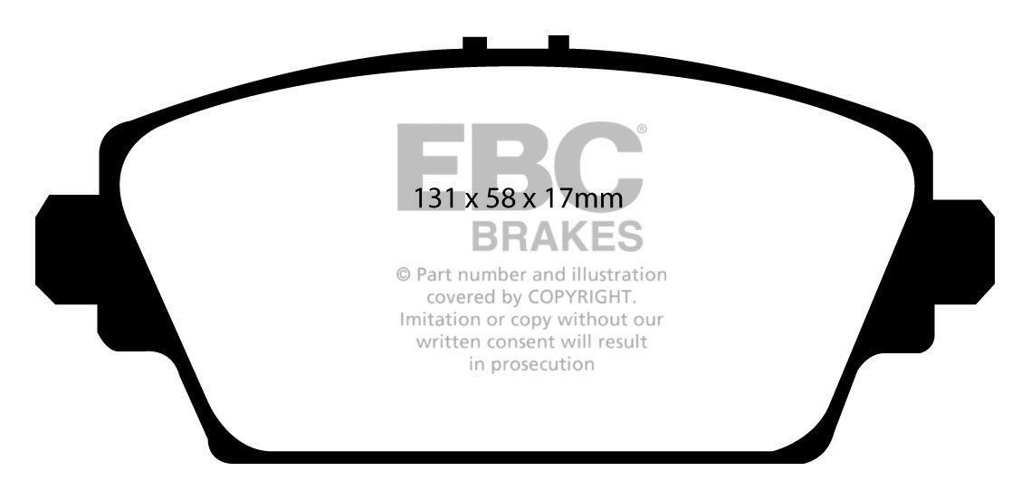 EBC Brakes NISSAN Almera Tino 1.8 2000-2006 Remblokken voorzijde