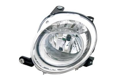koplamp, H4, elektr verstelb, incl stelmotortje, links Fiat 500,