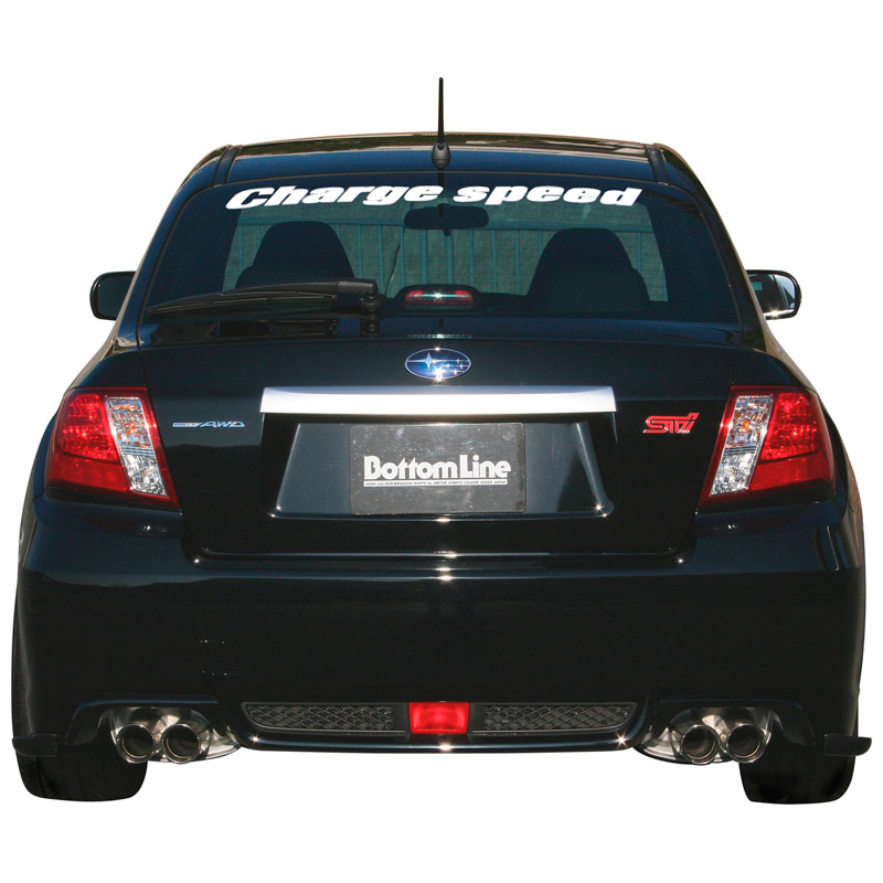 Chargespeed Achterbumperskirt  Subaru Impreza WRX STi 4-deurs GV 'Bottomline' (FRP)