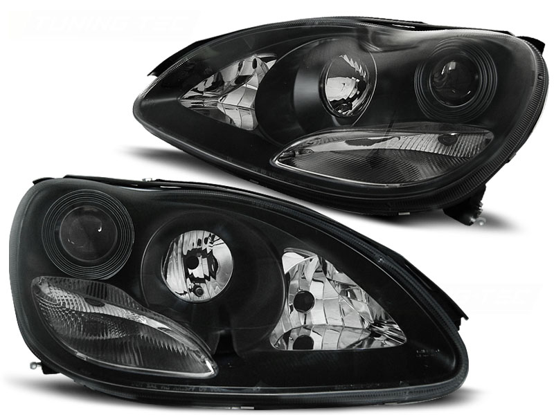 Koplampen Mercedes-Benz S-Klasse Typ W220 Bj. 98-01 zwart