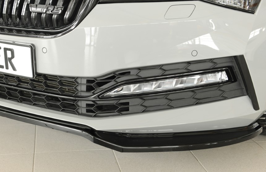 Spoilerzwaard Skoda Superb III (3T/3V) sportline Rieger glans zwart