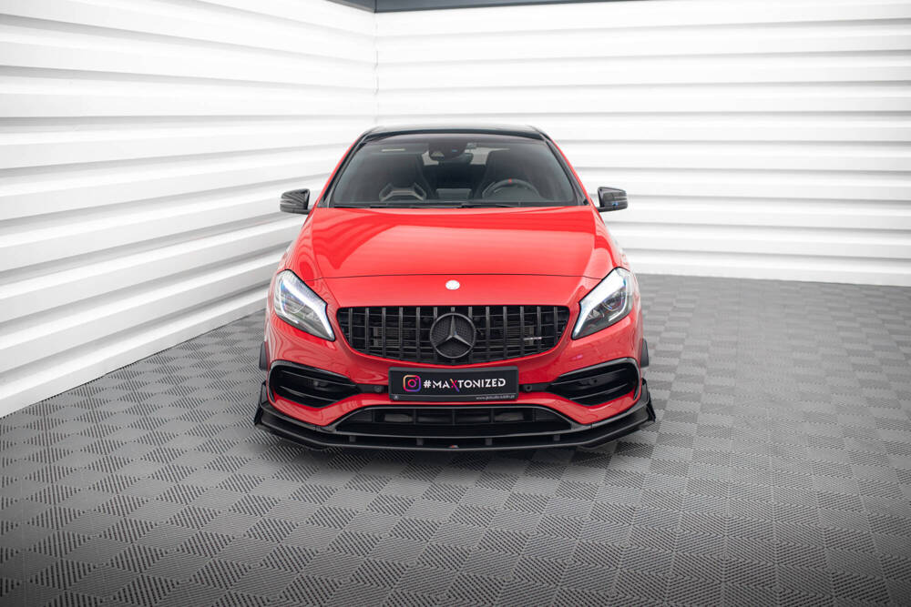 Voorspoiler met Canards Mercedes A45 AMG Aero Pack W176 FL Maxton Street Pro