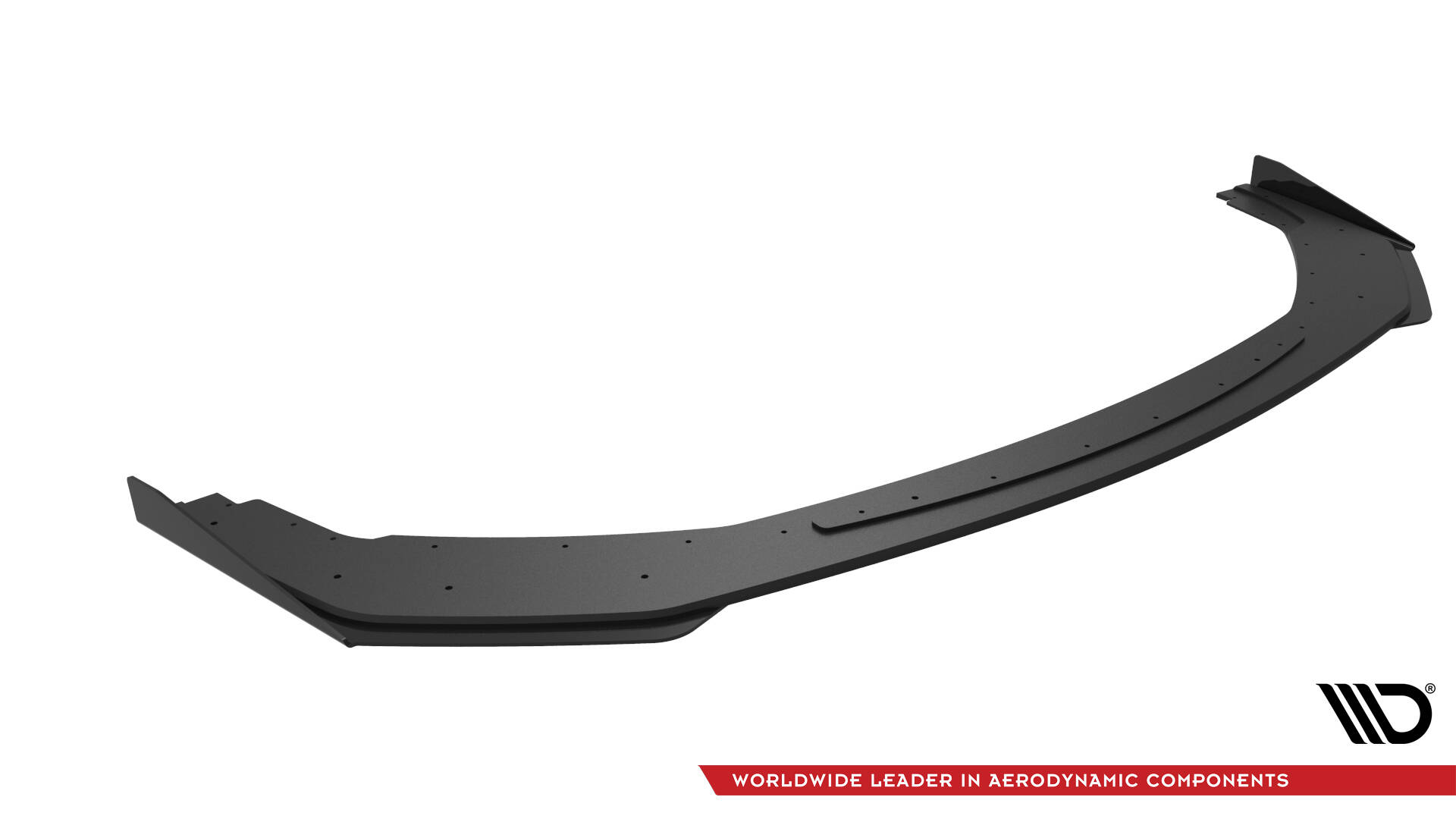 Street Pro Voorspoiler + Flaps Ford Mustang GT MK7 Maxton Glanzend zwart