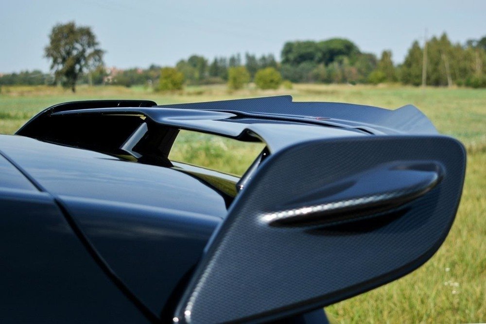 Achterspoiler Lip Mercedes W176 A45 AMG Facelift Glans Zwart Maxton