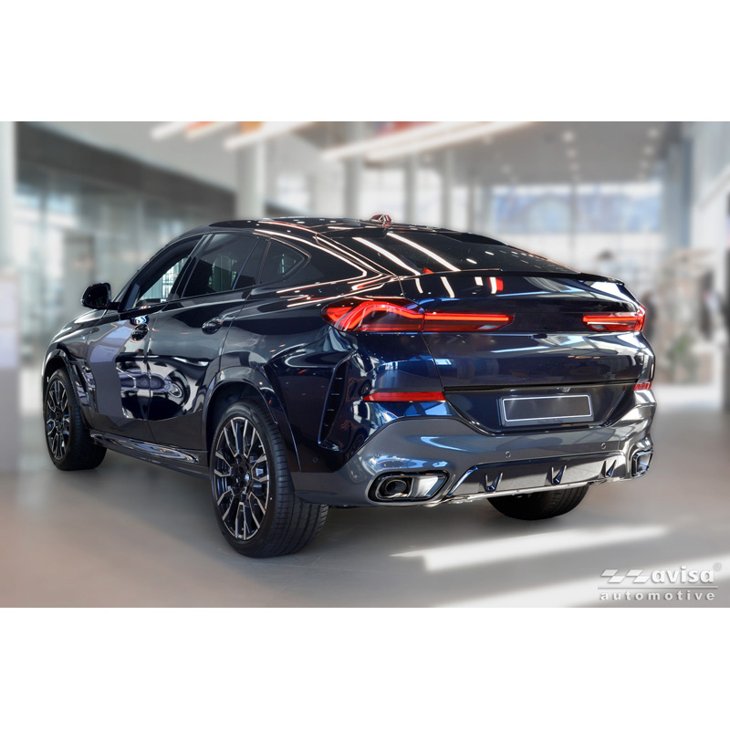 Avisa Zwart Chroom RVS Kofferbak Sierlijst  BMW X6 (G06) 2024- excl. M-Sport