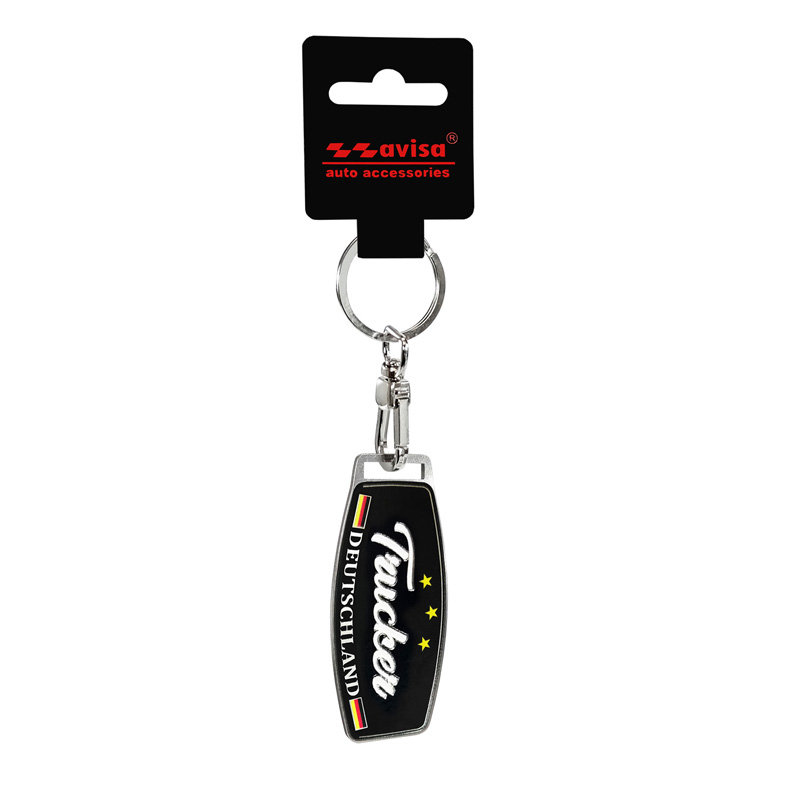 RVS sleutelhanger - Trucker/Deutschland