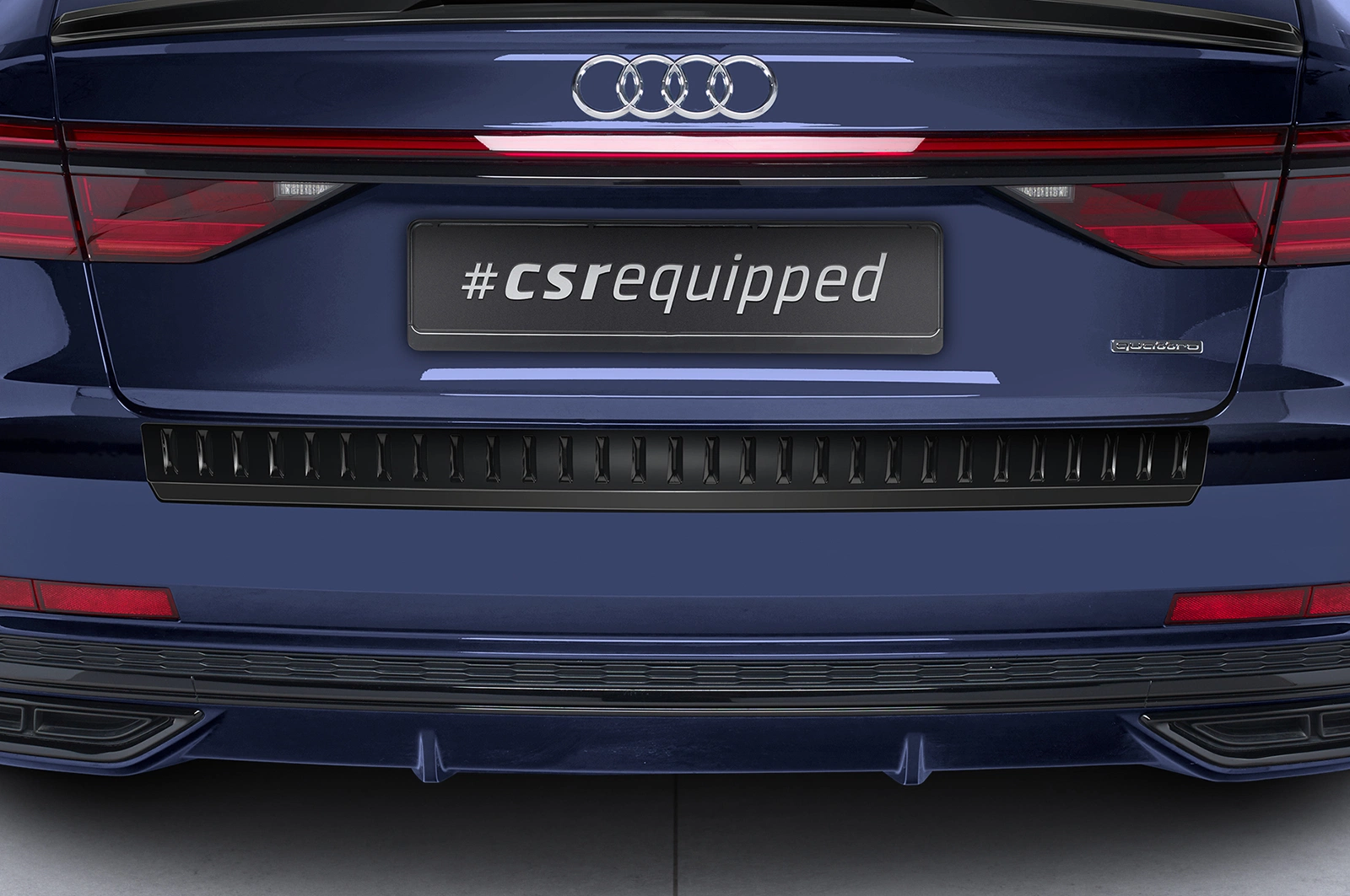 Achterspoiler Audi A8 (D5) glans zwart