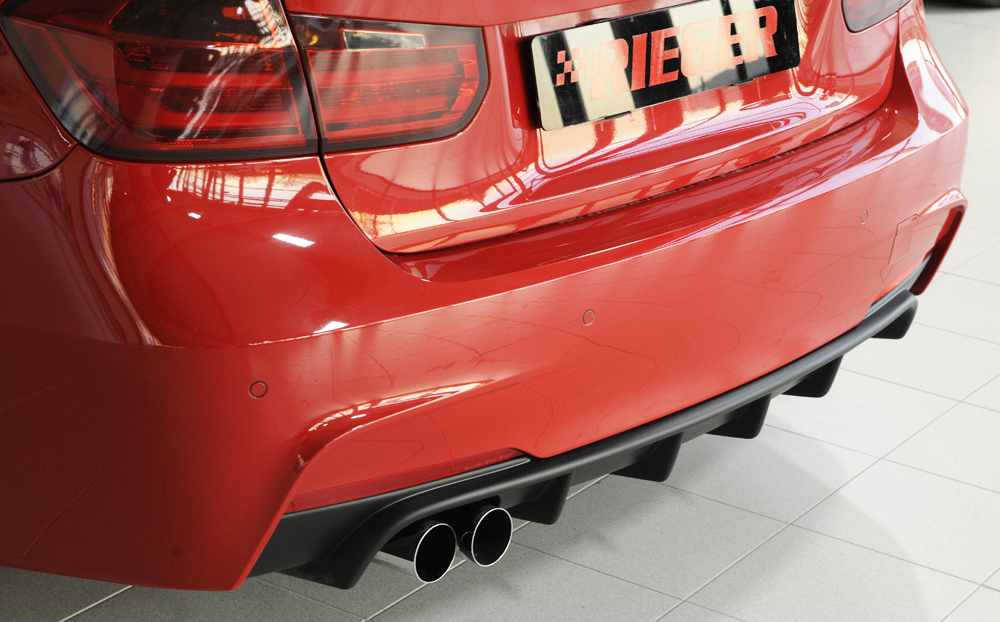 Achter Diffuser BMW 3Serie F30/F31 2012-... Ongespoten Rieger