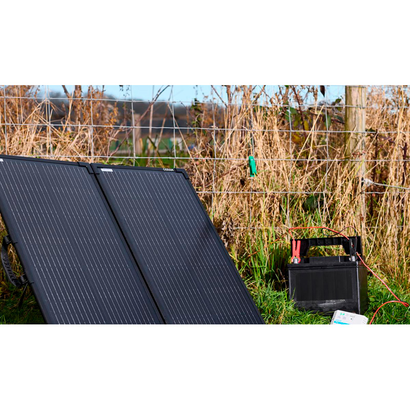 Osram BATTERYcharge SOLAR 100W – incl. 12V/10A laadregelaar – Zonnepaneel
