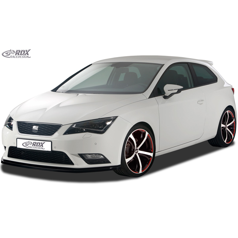 Voorspoiler  Seat Leon 5F SC/5-deurs/ST 2013-2017 excl. FR/Cupra (ABS zwart glanzend)
