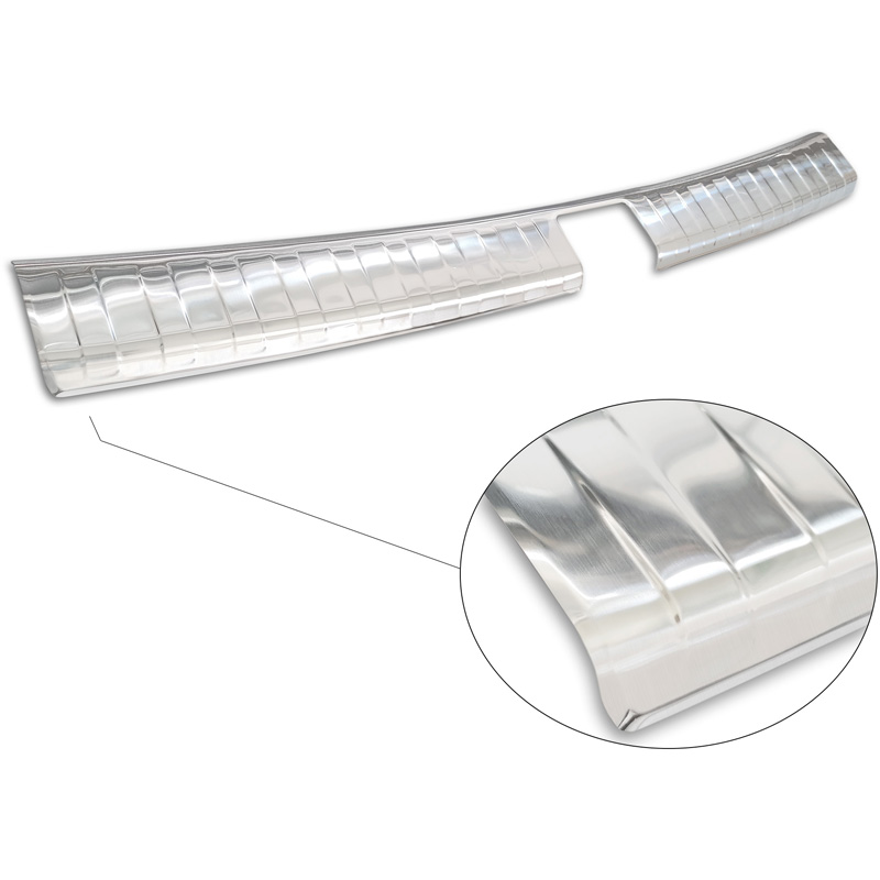 RVS Binnenste Achterbumperprotector  Seat Ateca 2016-2020 & FL 2020- incl. Cupra Ateca 2018- 'Ribs'
