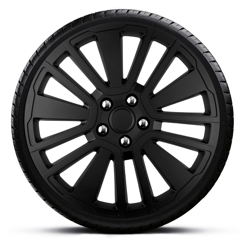 4-Delige J-Tec Wieldoppenset Scuba SR 13-inch zwart