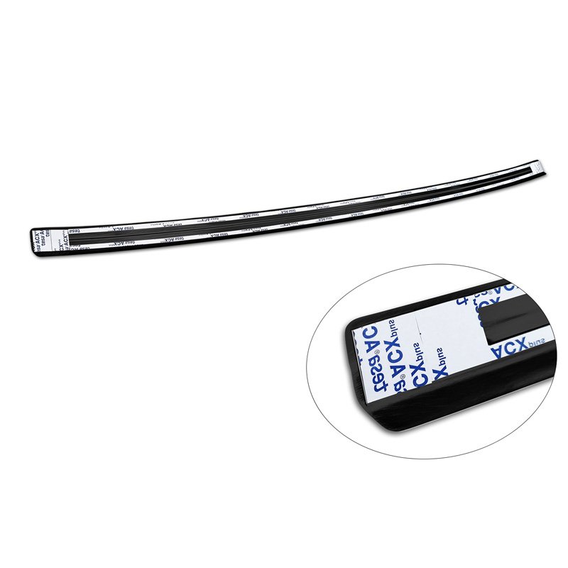 Zwart RVS Achterbumperprotector  Hyundai Kona II (SX2) excl. N-Line 2023-