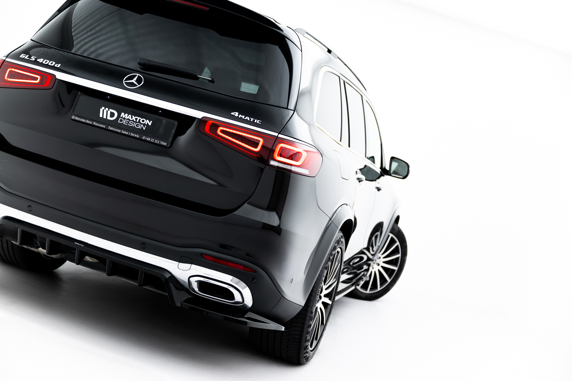 Achterdiffuser Mercedes-Benz GLS AMG-Line X167 V.2