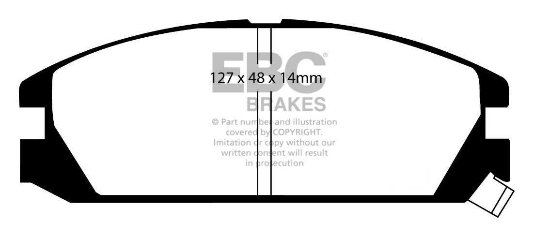 EBC Brakes HONDA Civic CRX 1.6 (AS5) 86-87 Remblokken voorzijde