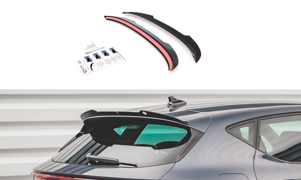 Spoiler Seat Leon FR MK4 Glans Zwart