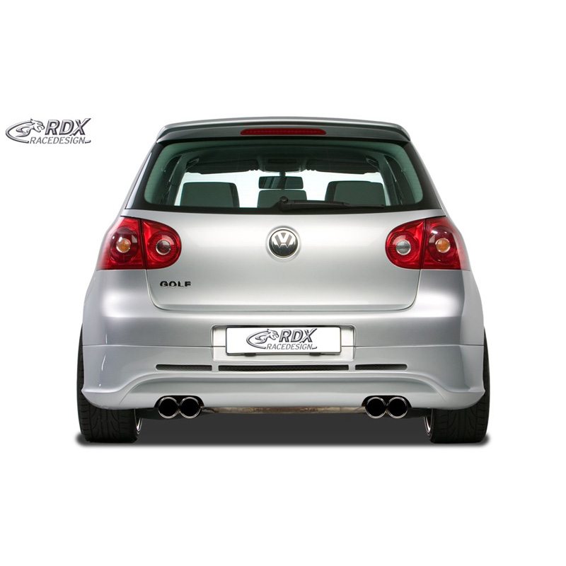 Achterskirt  Volkswagen Golf V GTI/R Hatchback 3/5-deurs 2003-2008 (uitlaat links/rechts) excl. Variant/Plus (ABS)