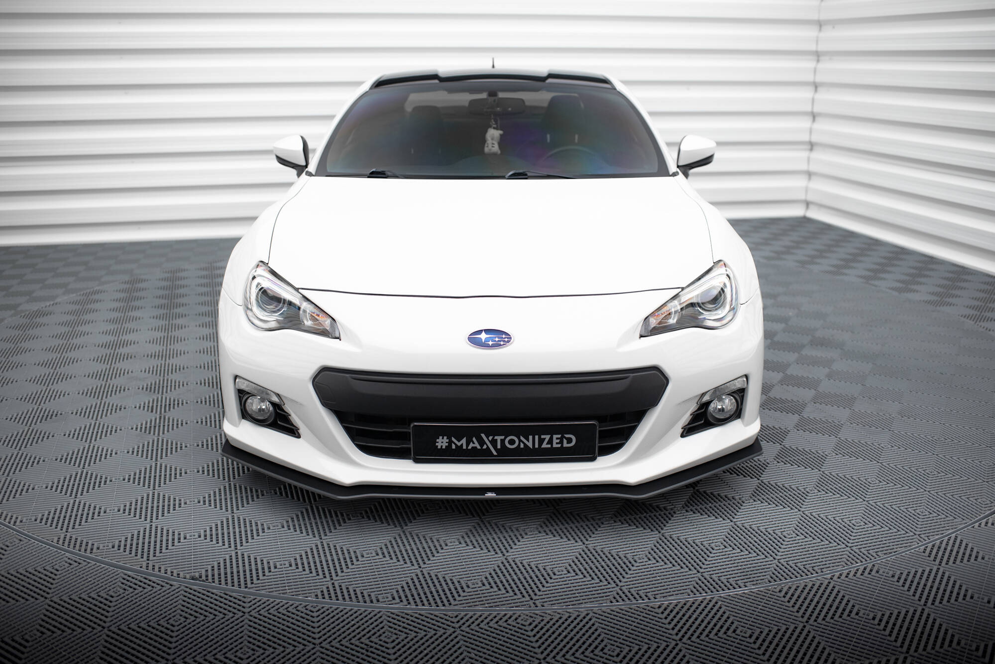 Street Pro Voorspoiler Subaru BRZ MK1 Maxton Glanzend zwart